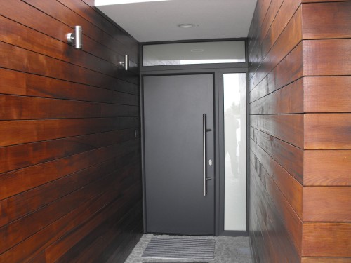 Drzwi aluminiowe YAWAL TM77HI , kolor strukturalny Antracytgrau